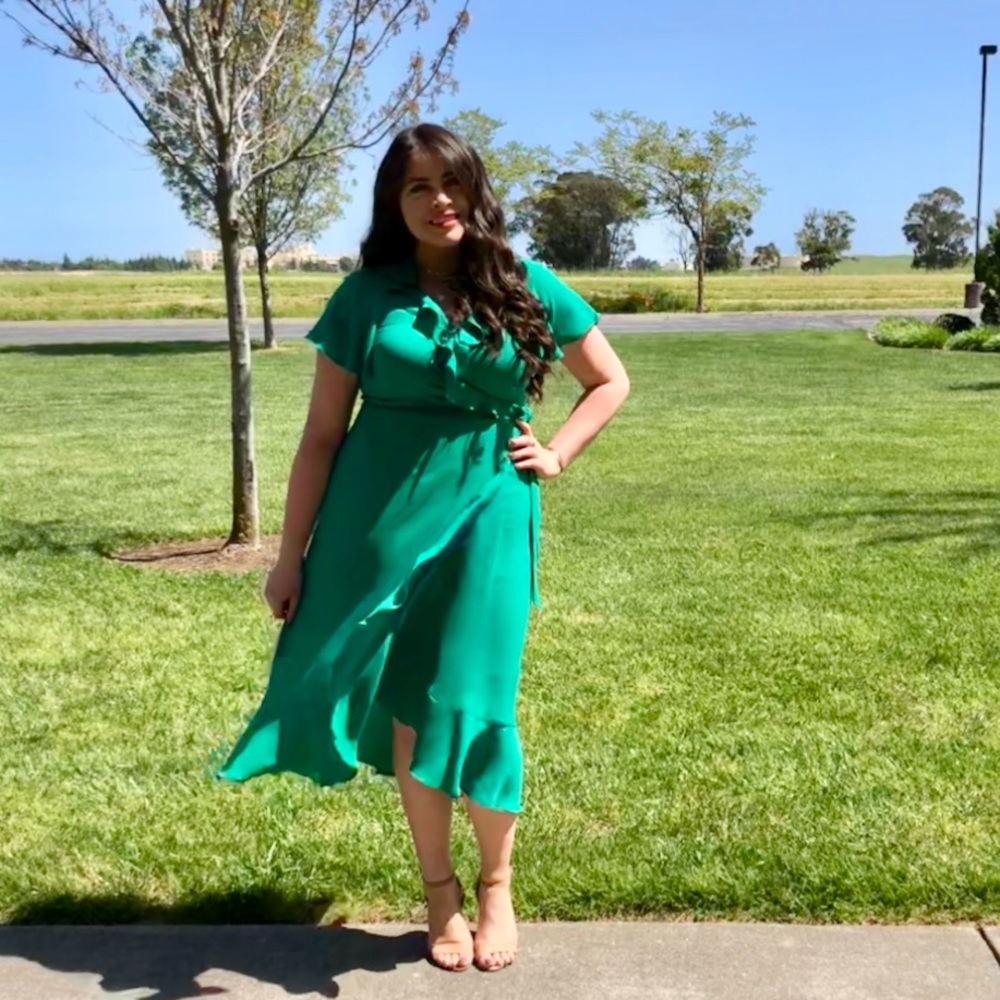 Green dress